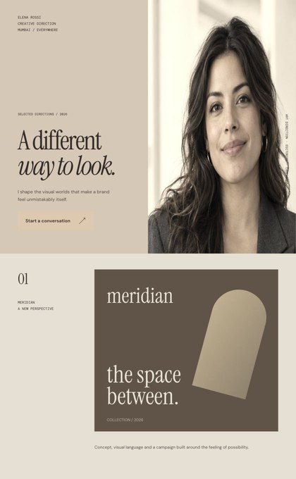 Elena Rossi — Creative director