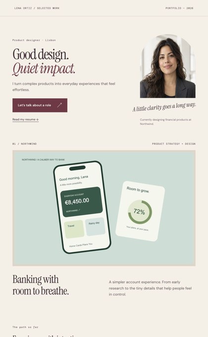 Lena Ortiz — Product designer
